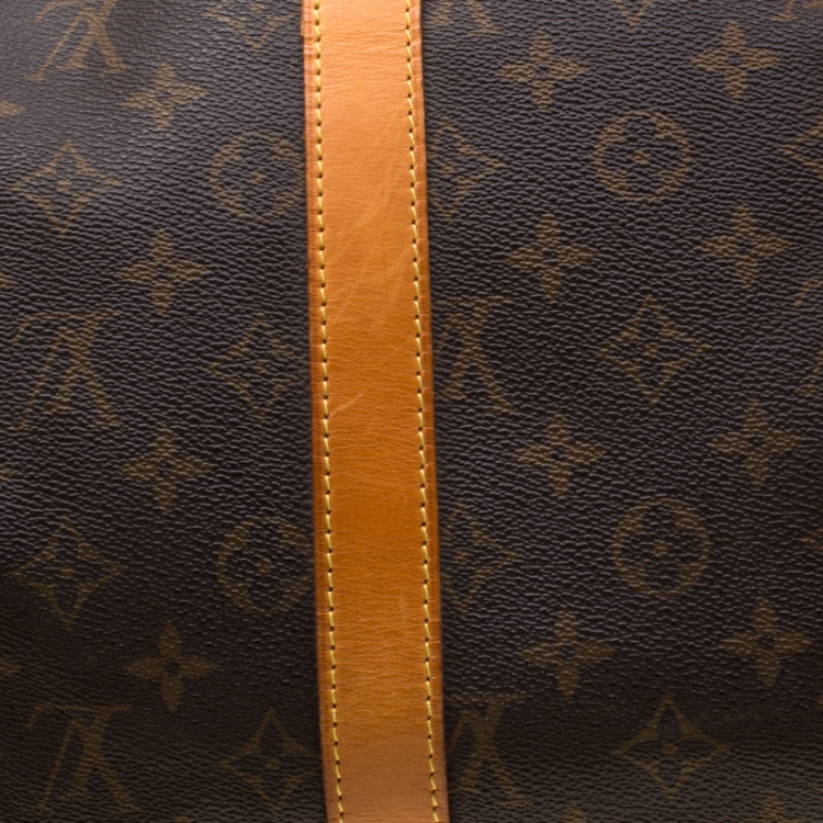 Pre Owned Louis Vuitton Monogram Canvas Keepall Bandouliere 45 Bag