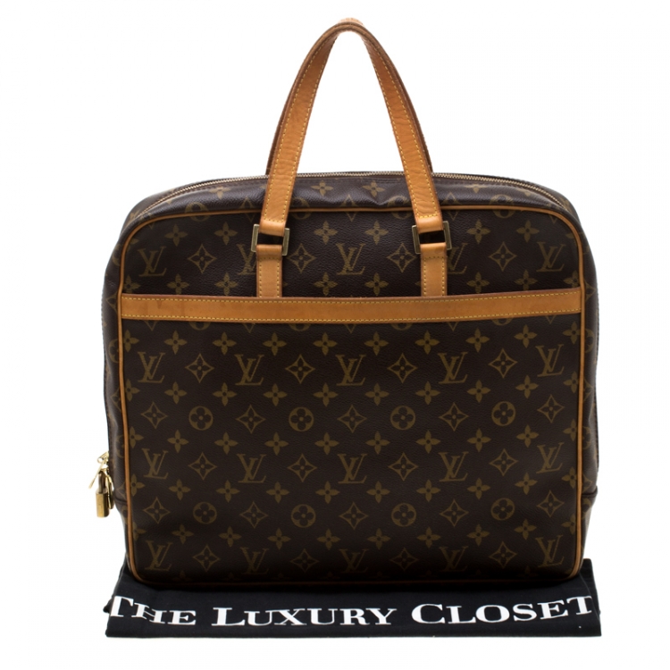 Pre Owned Louis Vuitton Monogram Canvas Porte Documents Pegase Soft Briefcase Bag