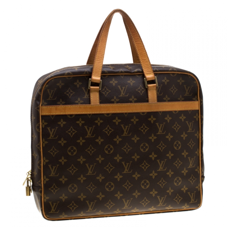 Pre Owned Louis Vuitton Monogram Canvas Porte Documents Pegase Soft Briefcase Bag
