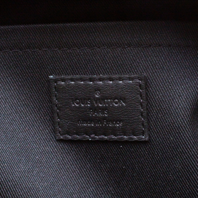 Pre Owned Louis Vuitton Black Leather Space Palm Springs PM Backpack