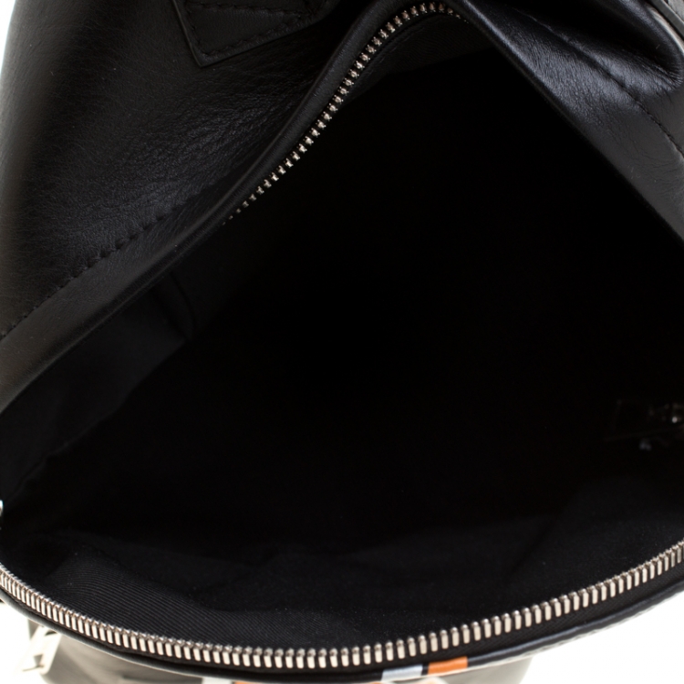 Pre Owned Louis Vuitton Black Leather Space Palm Springs PM Backpack