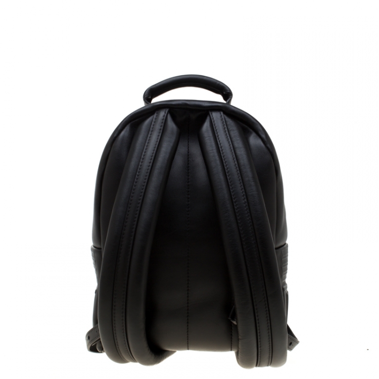 Pre Owned Louis Vuitton Black Leather Space Palm Springs PM Backpack