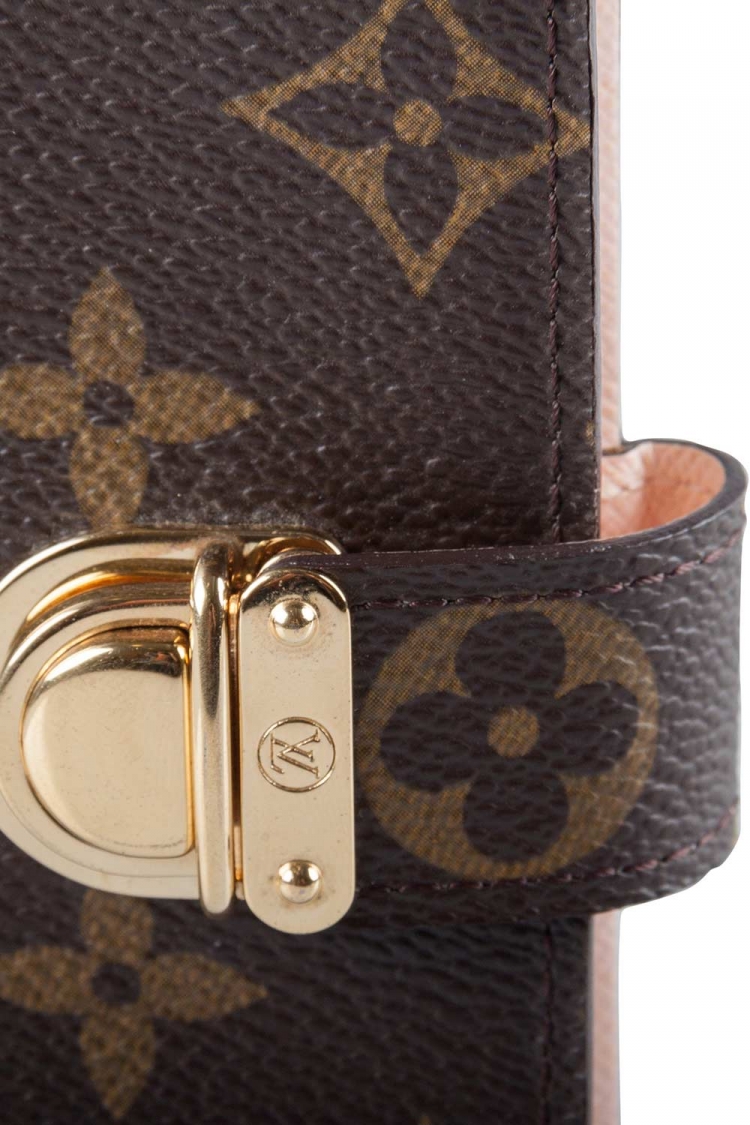 Pre Owned Louis Vuitton Monogram Canvas Small Ring Agenda Cover
