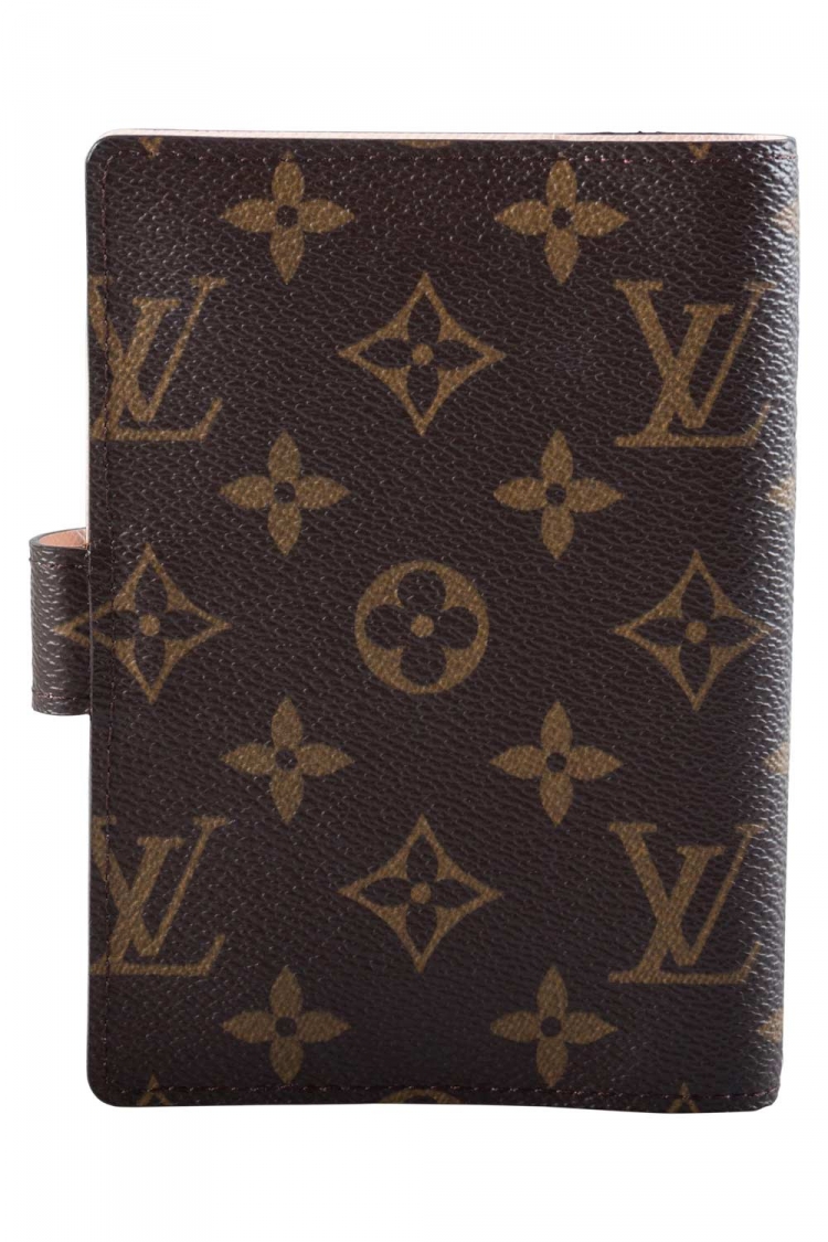Pre Owned Louis Vuitton Monogram Canvas Small Ring Agenda Cover
