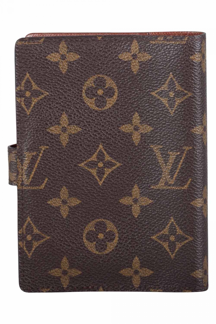 Pre Owned Louis Vuitton Monogram Canvas Small Ring Agenda Cover