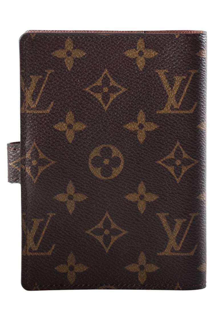 Pre Owned Louis Vuitton Monogram Canvas Small Ring Agenda Cover