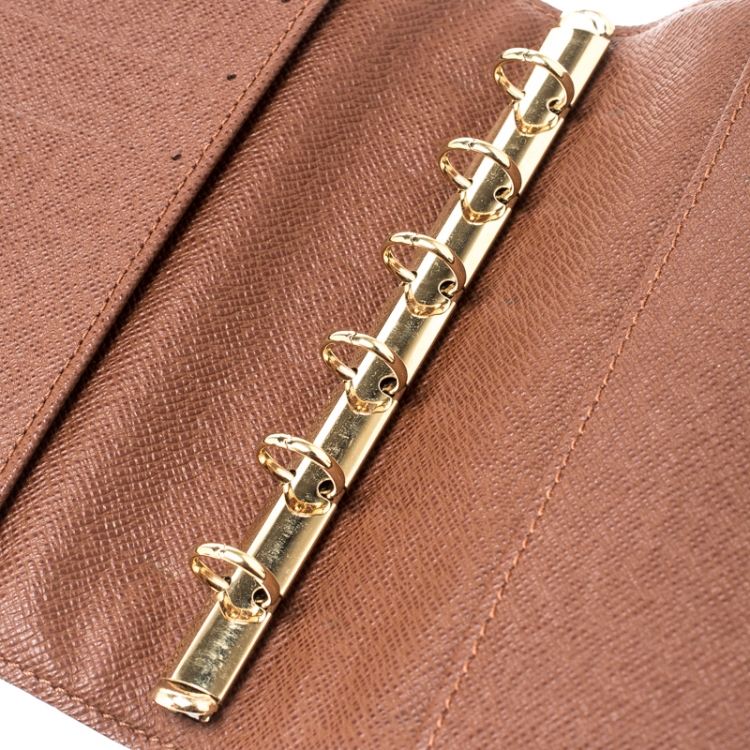 Pre Owned Louis Vuitton Monogram Canvas Small Ring Agenda Cover