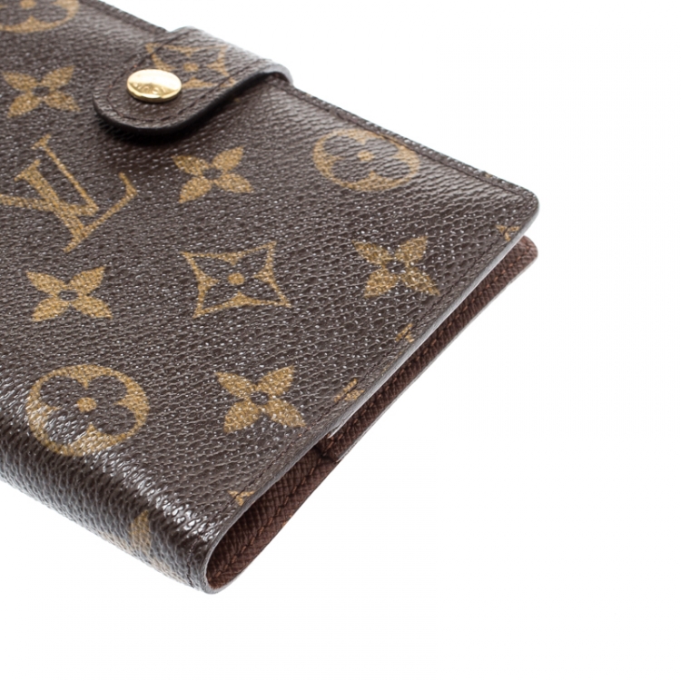 Pre Owned Louis Vuitton Monogram Canvas Small Ring Agenda Cover