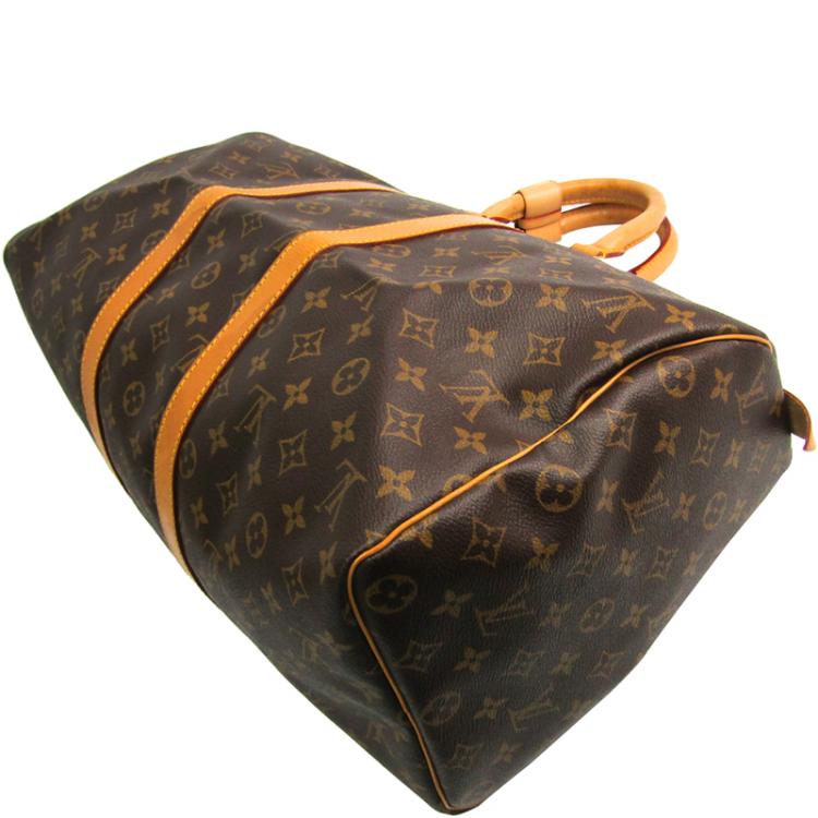 Pre Owned Louis Vuitton Monogram Canvas Keepall 45 Bag 