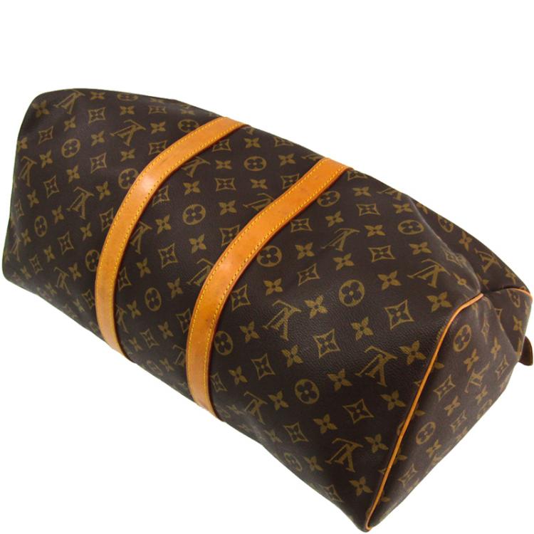 Pre Owned Louis Vuitton Monogram Canvas Keepall 45 Bag 