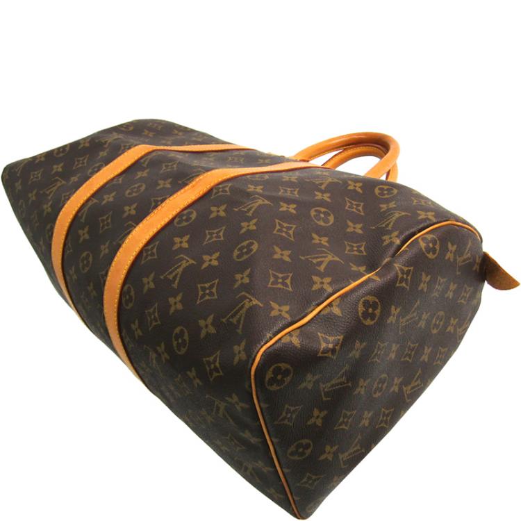 Pre Owned Louis Vuitton Monogram Canvas Keepall 45 Bag 