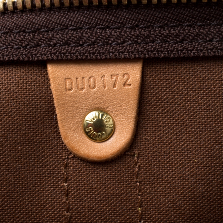 Pre Owned Louis Vuitton Monogram Canvas Keepall Bandouliere 55 Bag