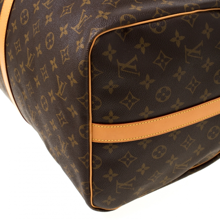 Pre Owned Louis Vuitton Monogram Canvas Keepall Bandouliere 55 Bag
