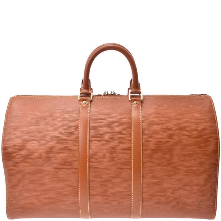 Louis Vuitton Cipango Gold Epi Leather Keepall 45 Bag Louis Vuitton | The  Luxury Closet
