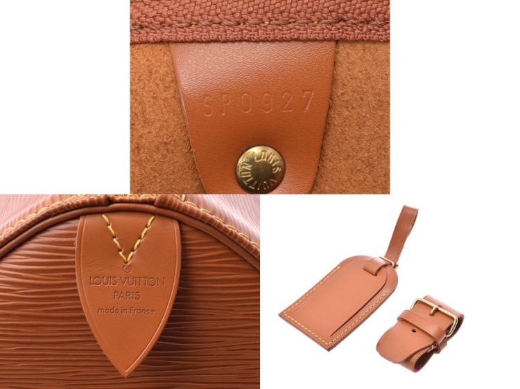 Pre Owned Louis Vuitton Cipango Gold Epi Leather Keepall 45 Bag