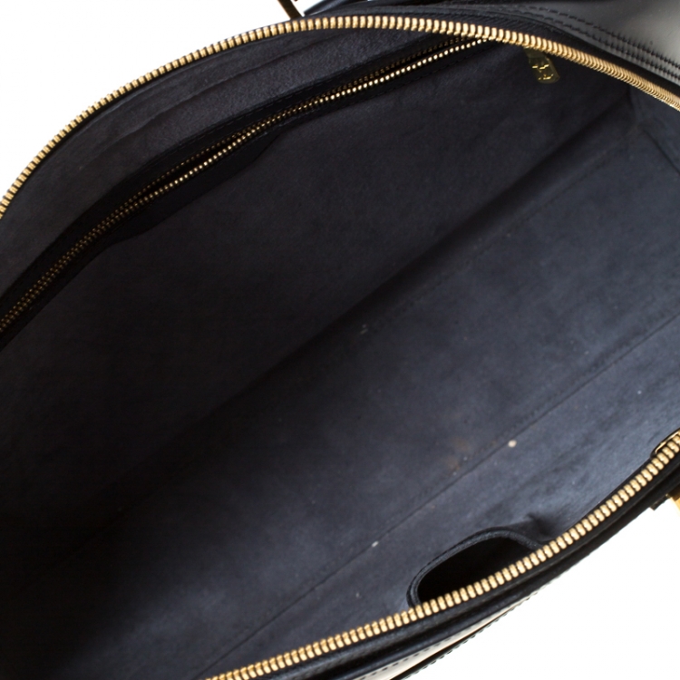 Pre Owned Louis Vuitton Black Epi Leather Sorbonne Briefcase