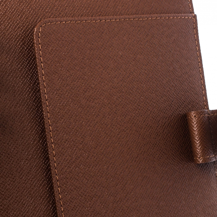 Pre Owned Louis Vuitton Monogram Canvas Medium Ring Agenda Cover