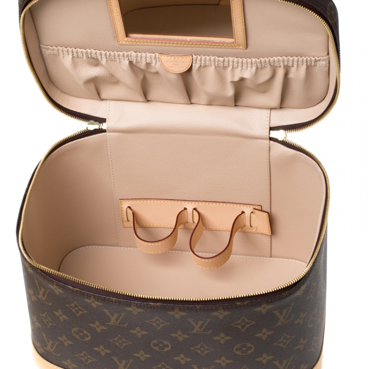 Pre Owned Louis Vuitton Monogram Canvas Nice Beauty Case