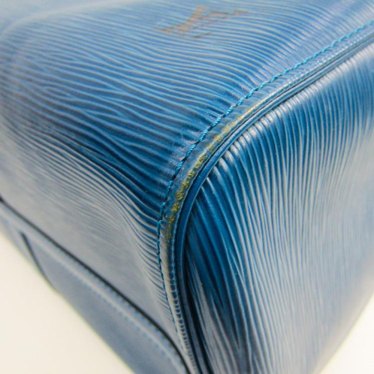 Pre Owned Louis Vuitton Toledo Blue Epi Leather Keepall 45 Bag
