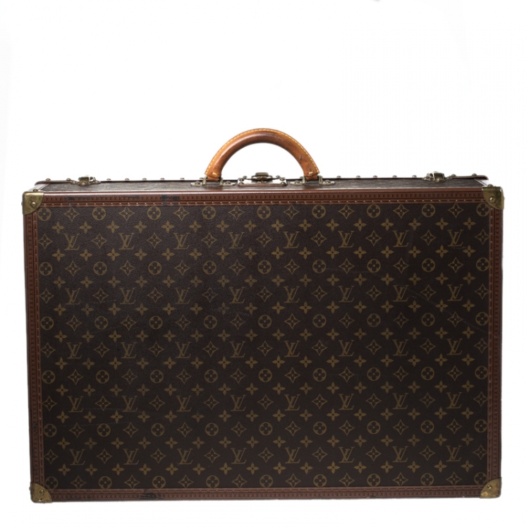 Pre Owned Louis Vuitton Monogram Canvas Alzer 70 Luggage Trunk