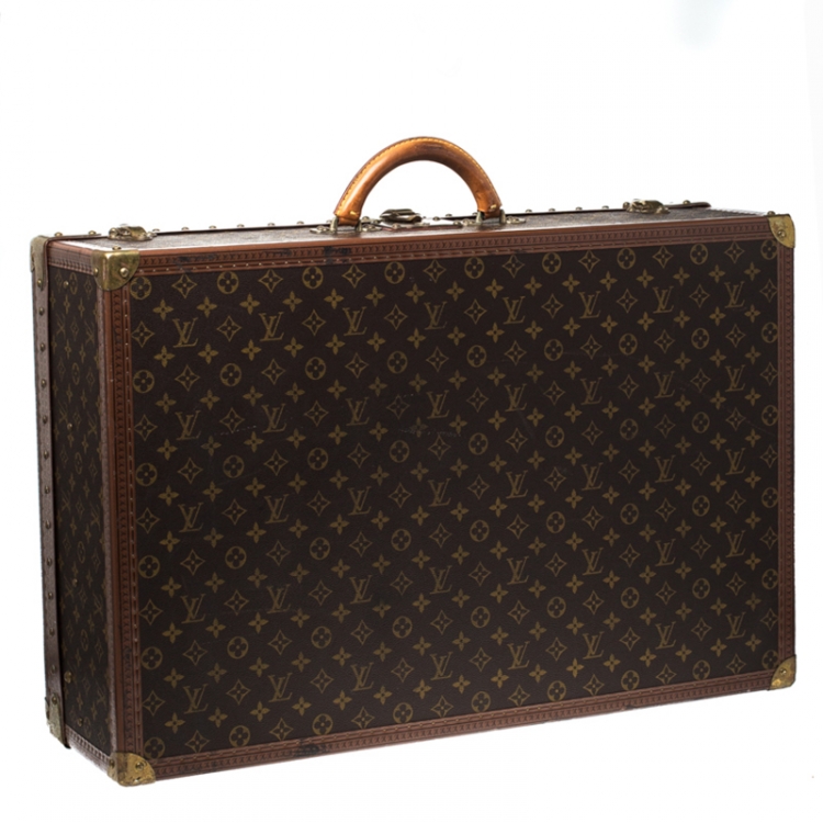 Pre Owned Louis Vuitton Monogram Canvas Alzer 70 Luggage Trunk