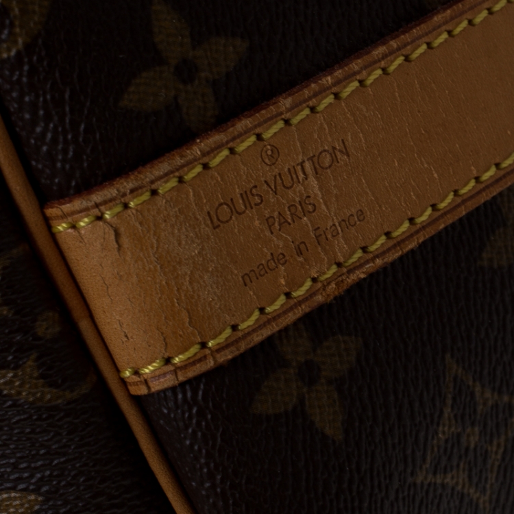 Pre Owned Louis Vuitton Monogram Canvas Keepall Bandoullier 55 Bag
