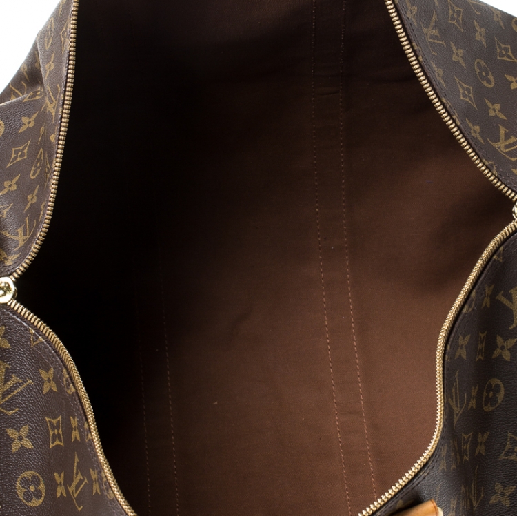 Pre Owned Louis Vuitton Monogram Canvas Keepall Bandouliere 55 Bag