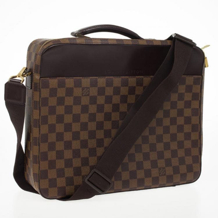 Pre Owned Louis Vuitton Damier Canvas Porte Ordinateur Sabana Laptop Bag