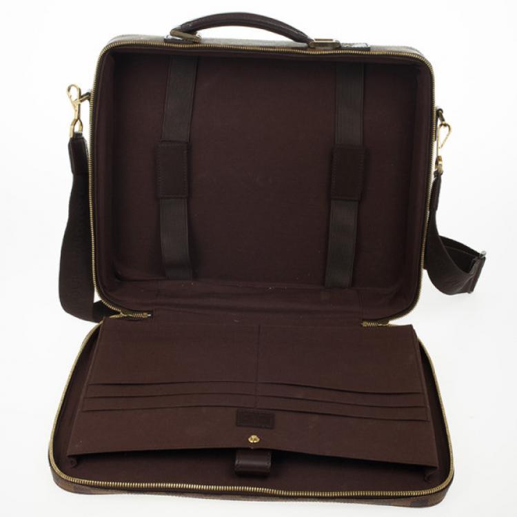 Pre Owned Louis Vuitton Damier Canvas Porte Ordinateur Sabana Laptop Bag