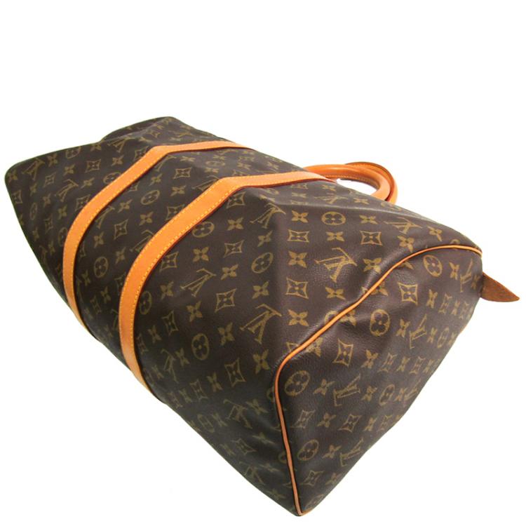 Pre Owned Louis Vuitton Monogram Canvas Keepall 45 Bag
