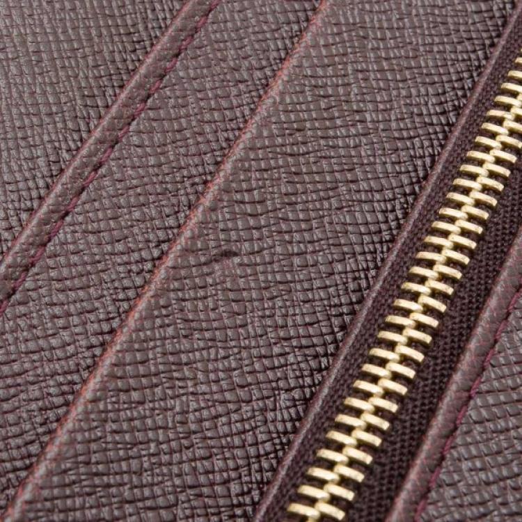 Pre Owned Louis Vuitton Burgundy Taiga Leather Atoll Travel Organizer