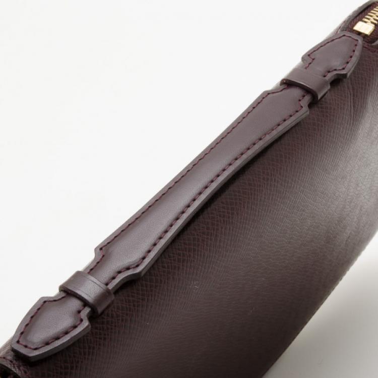 Pre Owned Louis Vuitton Burgundy Taiga Leather Atoll Travel Organizer