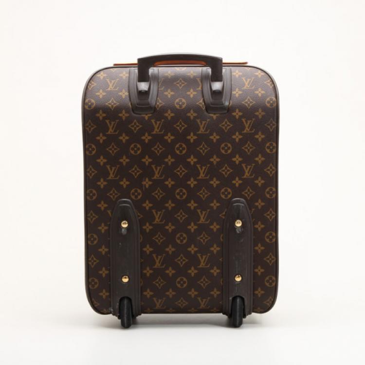 Pre Owned Louis Vuitton Monogram Canvas Pegase 45 Cabin Size Luggage