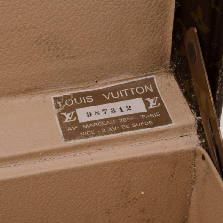 Pre Owned Louis Vuitton Monogram Bisten 70