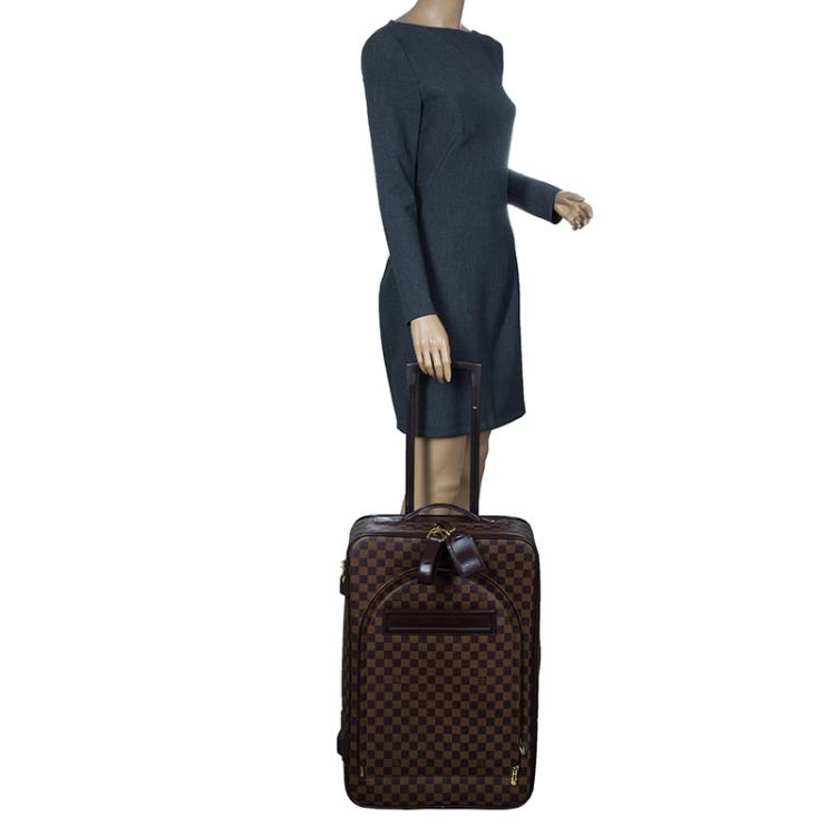 Louis Vuitton Damier Ebene Canvas Pegase 55 Suitcase Louis Vuitton