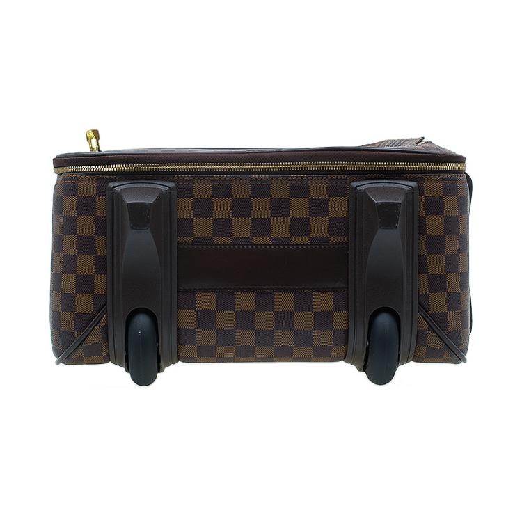 Pre Owned Louis Vuitton Damier Ebene Canvas Pegase 55 Suitcase 