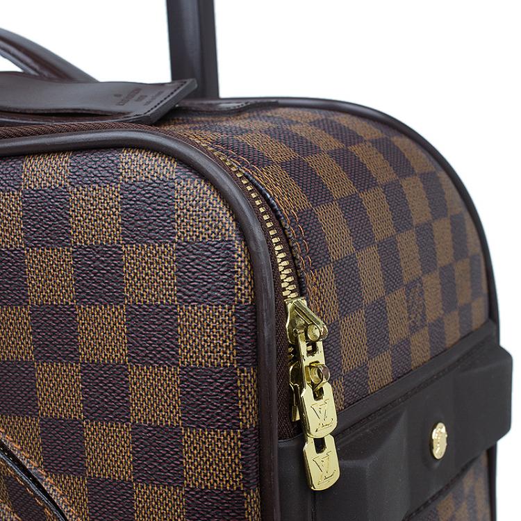 Pre Owned Louis Vuitton Damier Ebene Canvas Pegase 55 Suitcase 