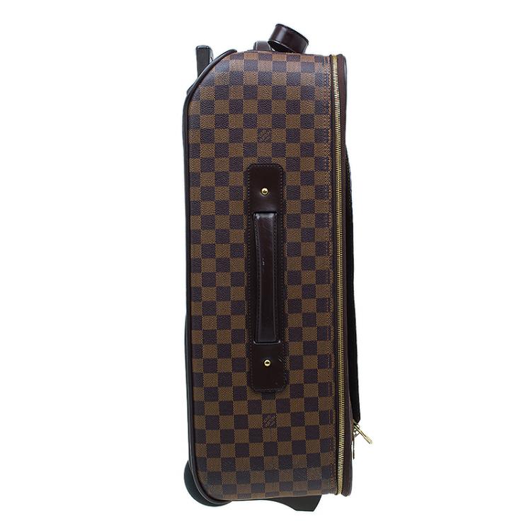 Pre Owned Louis Vuitton Damier Ebene Canvas Pegase 55 Suitcase 