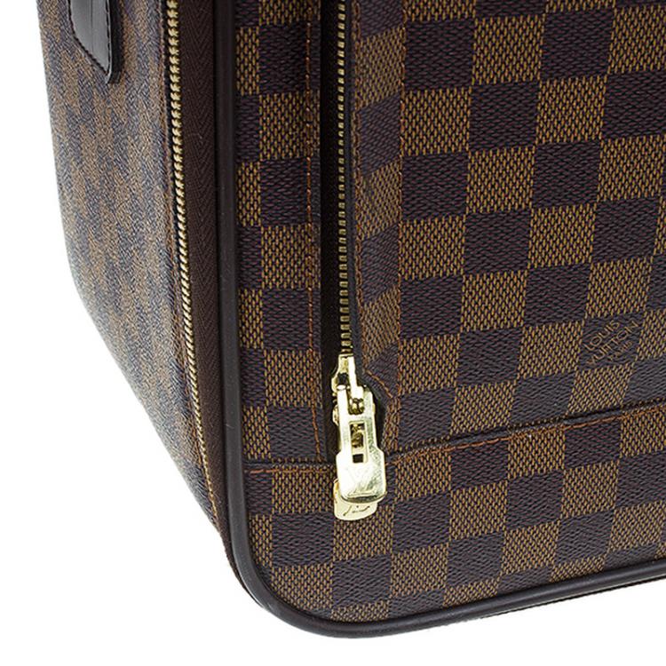 Pre Owned Louis Vuitton Damier Ebene Canvas Pegase 55 Suitcase 