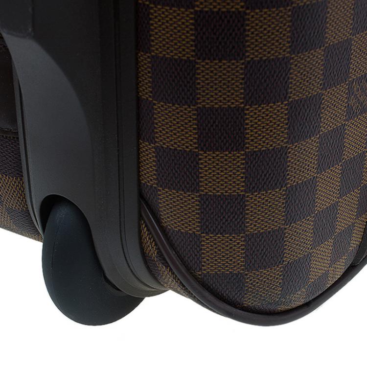 Pre Owned Louis Vuitton Damier Ebene Canvas Pegase 55 Suitcase 