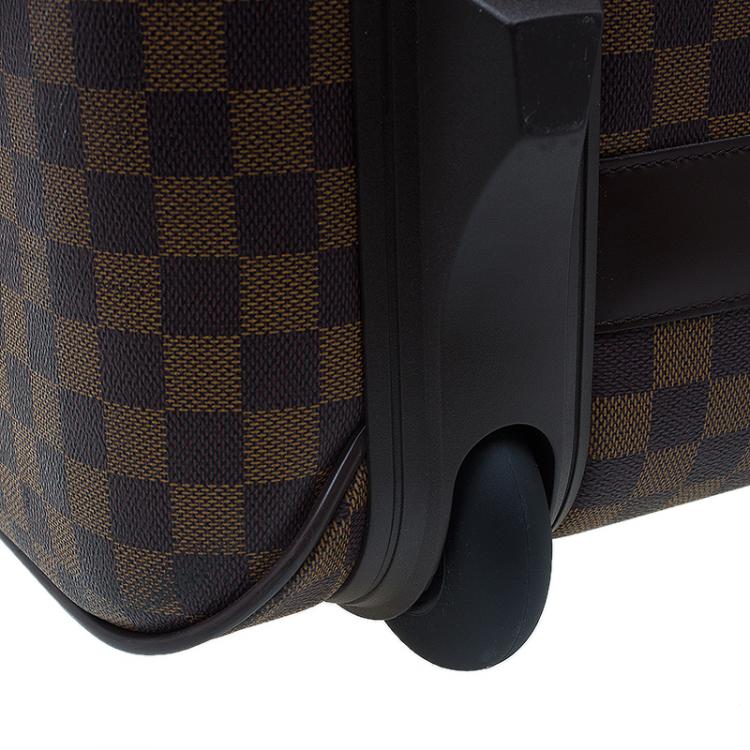 Pre Owned Louis Vuitton Damier Ebene Canvas Pegase 55 Suitcase 