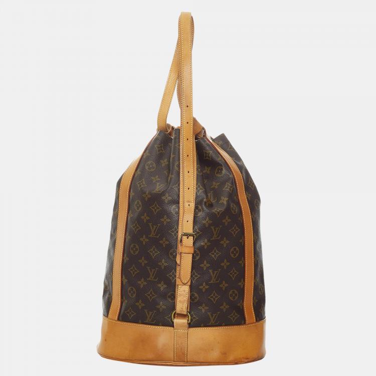 Pre Owned   Louis Vuitton Brown Monogram Randonnee GM