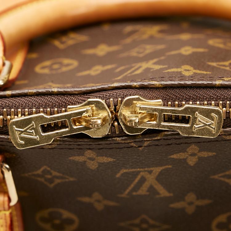 Pre Owned Louis Vuitton Brown Monogram Keepall 55