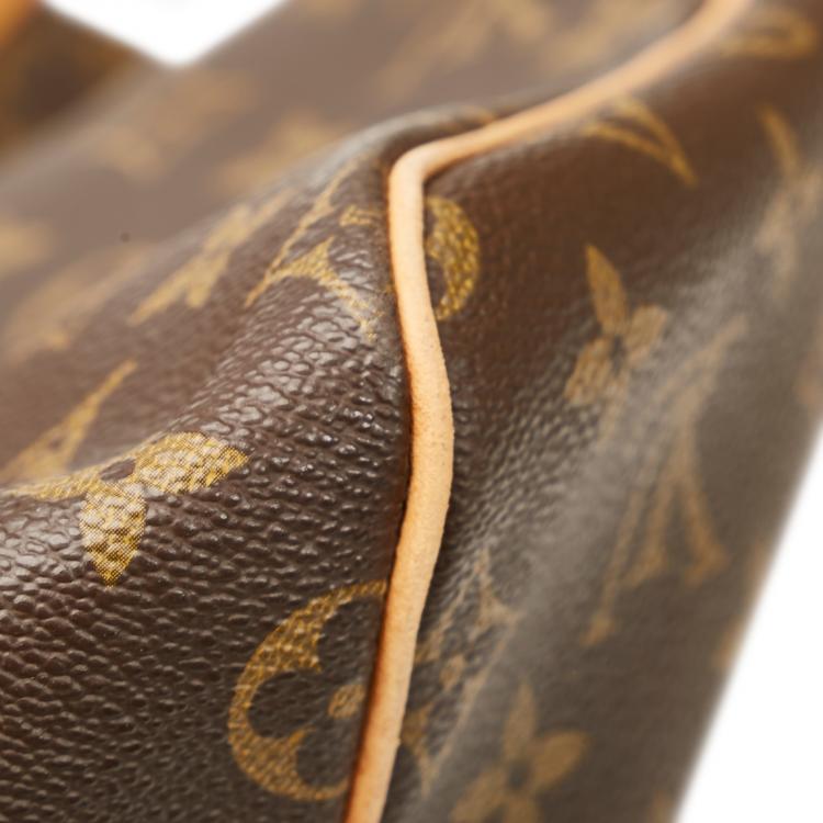 Pre Owned Louis Vuitton Brown Monogram Keepall 55