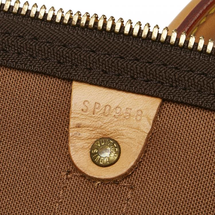 Pre Owned Louis Vuitton Brown Monogram Keepall 50
