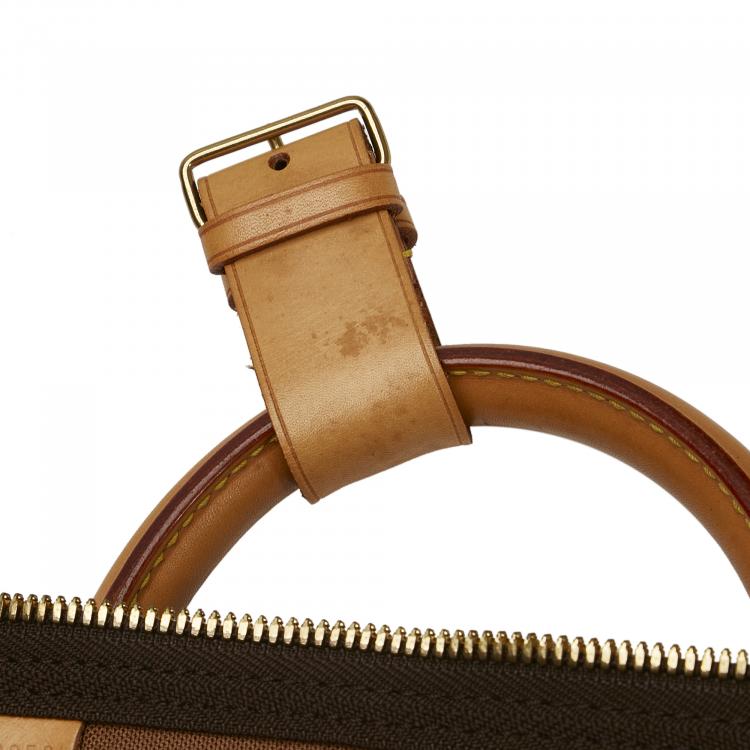 Pre Owned Louis Vuitton Brown Monogram Keepall 50
