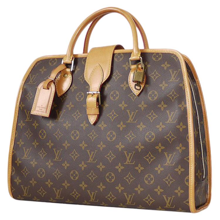 Pre Owned Louis Vuitton Monogram Canvas Rivoli Soft Briefcase