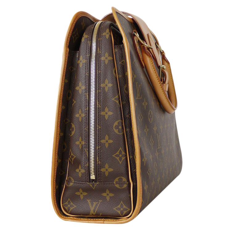 Pre Owned Louis Vuitton Monogram Canvas Rivoli Soft Briefcase