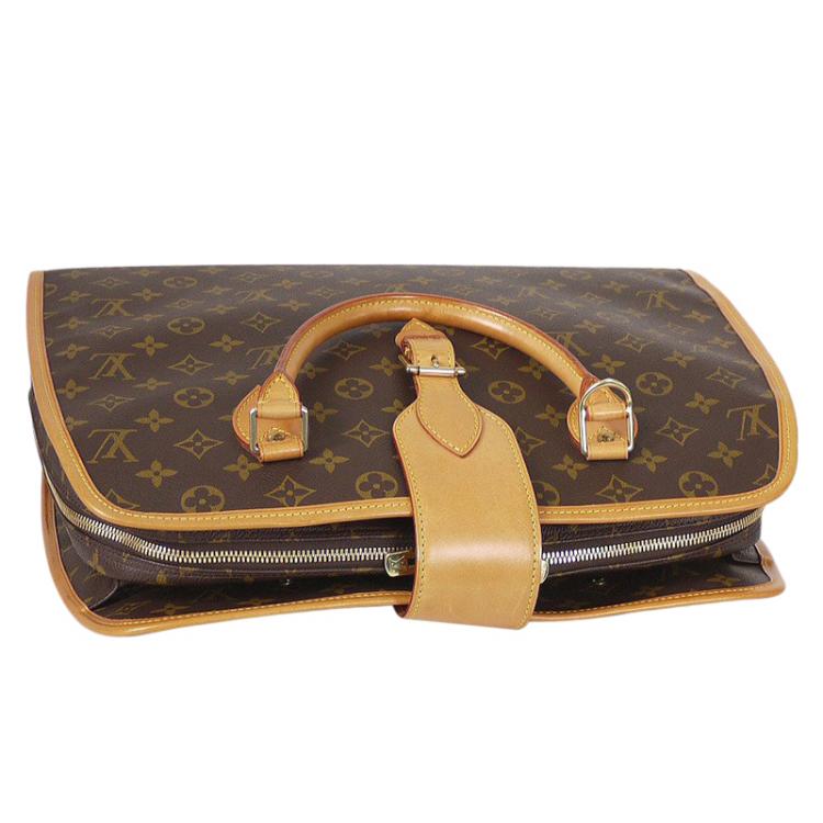 Pre Owned Louis Vuitton Monogram Canvas Rivoli Soft Briefcase