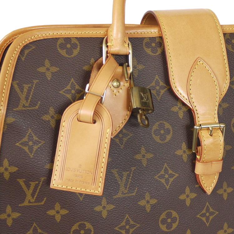 Pre Owned Louis Vuitton Monogram Canvas Rivoli Soft Briefcase